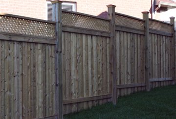 lattice fence, fence designes, how to, fence picture