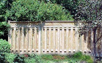 lattice fence, fence designes, how to, fence picture