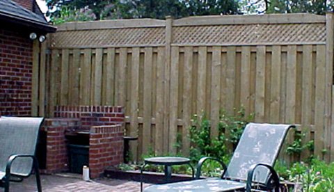 lattice fence, fence designes, how to, fence picture